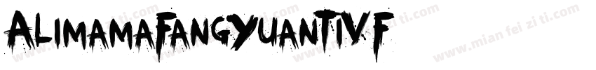 AlimamaFangYuanTiVF 567字体转换